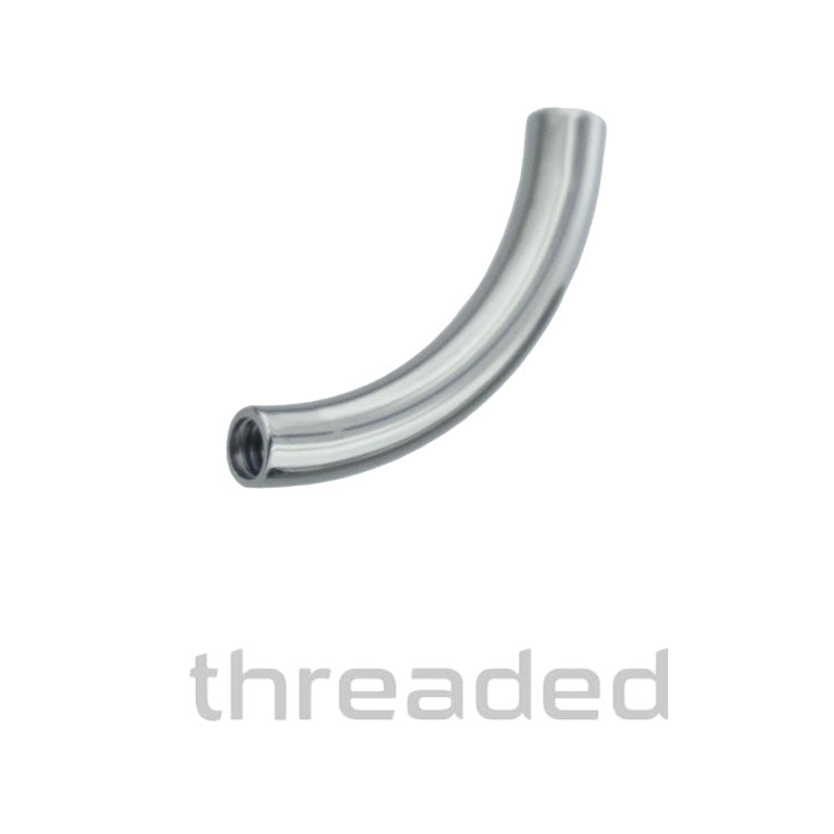 Titanium Curved Barbell Post