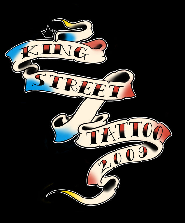 King Street Tattoo Shirt Banner