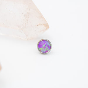 Flat Cabochon Synthetic Opal